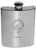 Wylie Family Crest 6oz Polished Pewter Kidney Flask
