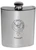 Wishart Family Crest 6oz Polished Pewter Kidney Flask