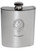 Allardice Family Crest 6oz Polished Pewter Kidney Flask