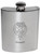 Herries Family Crest 6oz Polished Pewter Kidney Flask