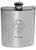 MacCabe Family Crest 6oz Polished Pewter Kidney Flask