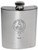 Ged Family Crest 6oz Polished Pewter Kidney Flask