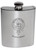 MacEachern Family Crest 6oz Polished Pewter Kidney Flask