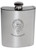 MacGillivantic Family Crest 6oz Polished Pewter Kidney Flask