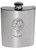 MacIlduy Family Crest 6oz Polished Pewter Kidney Flask