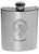 MacCooish Family Crest 6oz Polished Pewter Kidney Flask
