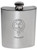 MacEwan Family Crest 6oz Polished Pewter Kidney Flask
