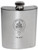 Gilroy Family Crest 6oz Polished Pewter Kidney Flask
