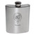 Hawson Family Crest 6oz Polished Pewter Kidney Flask