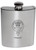 Dobson Family Crest 6oz Polished Pewter Kidney Flask