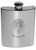 MacChruiter Family Crest 6oz Polished Pewter Kidney Flask