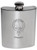 Riddell Family Crest 6oz Polished Pewter Kidney Flask