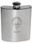 Arnott Family Crest 6oz Polished Pewter Kidney Flask