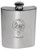 Carlyle Family Crest 6oz Polished Pewter Kidney Flask