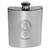 Spalding Family Crest 6oz Polished Pewter Kidney Flask