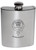 Robertson Family Crest 6oz Polished Pewter Kidney Flask