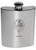 Airth Family Crest 6oz Polished Pewter Kidney Flask