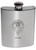 Stark Family Crest 6oz Polished Pewter Kidney Flask
