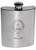 Tailyour Family Crest 6oz Polished Pewter Kidney Flask