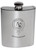 Spottiswood Family Crest 6oz Polished Pewter Kidney Flask