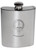 Auchinleck Family Crest 6oz Polished Pewter Kidney Flask