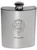 Nicolson Family Crest 6oz Polished Pewter Kidney Flask