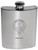 M of fat Family Crest 6oz Polished Pewter Kidney Flask