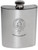 Montgomery Family Crest 6oz Polished Pewter Kidney Flask