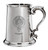 Gilbert Family Crest Polished Pewter 1 Pint Tankard with Scroll handle