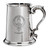 Lamont Family Crest Polished Pewter 1 Pint Tankard with Scroll handle