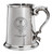 Cathcart Family Crest Polished Pewter 1 Pint Tankard with Scroll handle