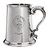 Calder Family Crest Polished Pewter 1 Pint Tankard with Scroll handle