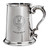Colquhoun Family Crest Polished Pewter 1 Pint Tankard with Scroll handle