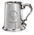 Kirkpatrick Family Crest Polished Pewter 1 Pint Tankard with Scroll handle