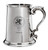 Little Family Crest Polished Pewter 1 Pint Tankard with Scroll handle