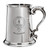 MacAlister Family Crest Polished Pewter 1 Pint Tankard with Scroll handle