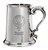 MacleodofLewes Family Crest Polished Pewter 1 Pint Tankard with Scroll handle