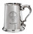 MacAlpine Family Crest Polished Pewter 1 Pint Tankard with Scroll handle