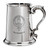 MacPhorich Family Crest Polished Pewter 1 Pint Tankard with Scroll handle