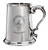MacBaxter Family Crest Polished Pewter 1 Pint Tankard with Scroll handle