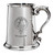 MacGregor Family Crest Polished Pewter 1 Pint Tankard with Scroll handle