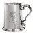 MacMurdoch Family Crest Polished Pewter 1 Pint Tankard with Scroll handle