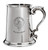 MacCruithein Family Crest Polished Pewter 1 Pint Tankard with Scroll handle