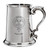 MacCabe Family Crest Polished Pewter 1 Pint Tankard with Scroll handle