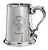 MacEwan Family Crest Polished Pewter 1 Pint Tankard with Scroll handle