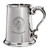 MacAChallies Family Crest Polished Pewter 1 Pint Tankard with Scroll handle