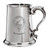 MacCorkill Family Crest Polished Pewter 1 Pint Tankard with Scroll handle