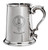 MacCallum Family Crest Polished Pewter 1 Pint Tankard with Scroll handle