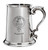 MacPeter Family Crest Polished Pewter 1 Pint Tankard with Scroll handle