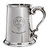 MacCorkindale Family Crest Polished Pewter 1 Pint Tankard with Scroll handle